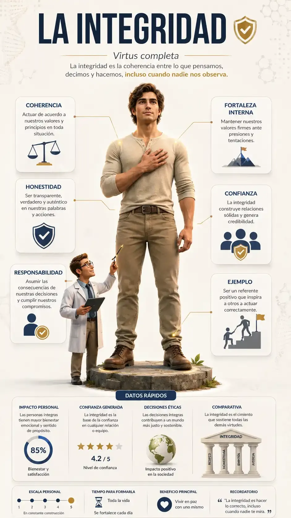 Ejemplo de infografía vertical en formato 9:16 creada con IA, lista para animar en Google Gemini
