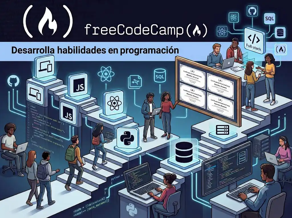 freeCodeCamp: Aprende a Programar Gratis con Certificaciones