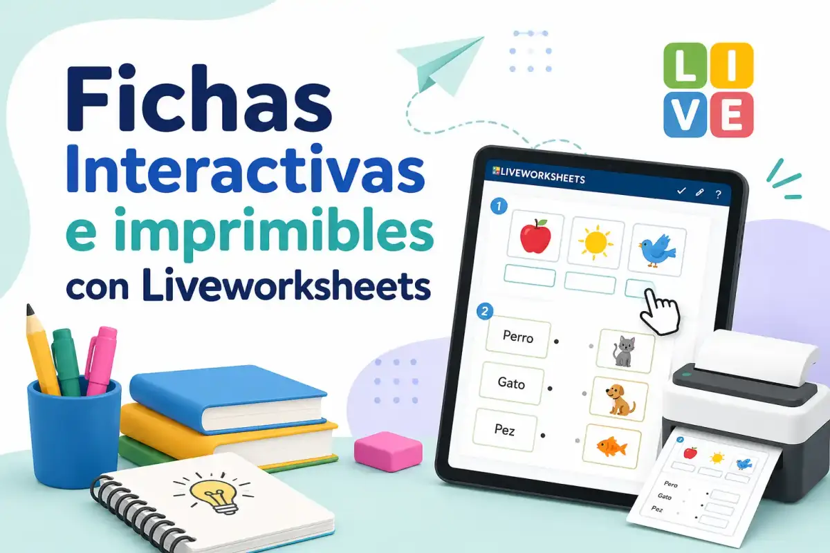 Liveworksheets: Fichas Interactivas Gratis para el Aula