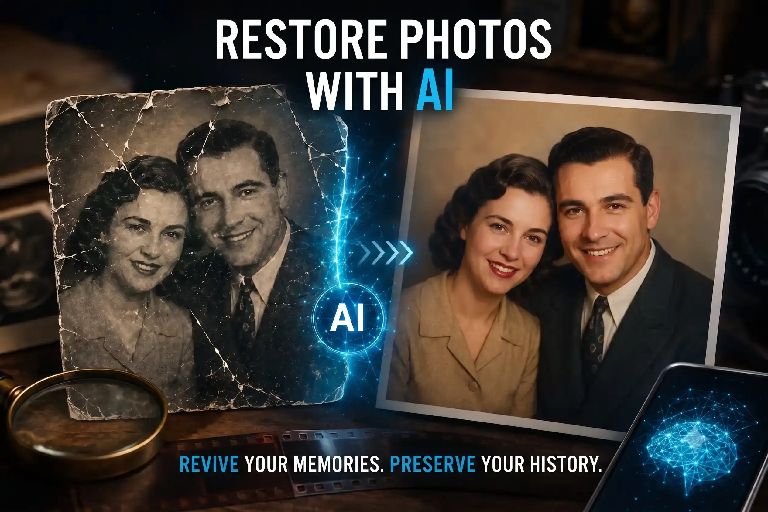 Restore Photos with AI: Professional Prompts for Every Case